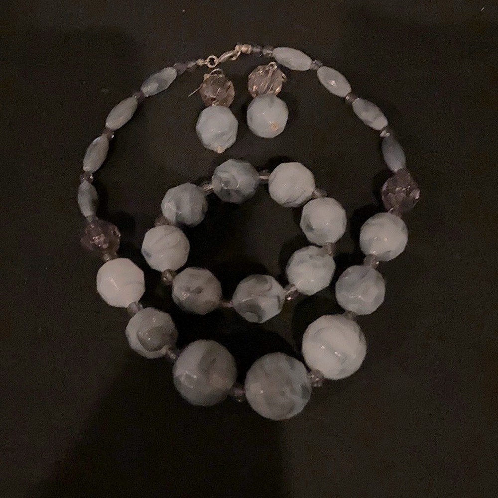 Necklace,bracelet,earrings set